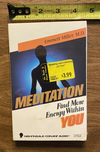 NOS Emmett Miller, MD Meditation Find More Energy Within You Cassette 1988 C2 - Imagen 12 de 12