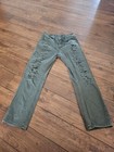 Southpole Skateboard Size 14 Boys Army Green Distressed Jeans Size 14