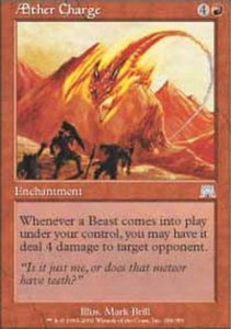 AEther Charge x4 - Onslaught - NM-Mint, English - Onslaught