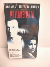 Philadelphia Sealed New Movie VHS, 1994 Tom Hanks  Denzel Washington