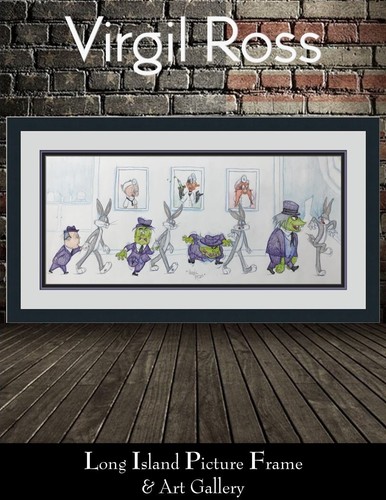 Virgil Ross Original Signed Model Sheet Drawing Bugs Dr Jekyll/Hyde Custom Frame - Picture 1 of 7