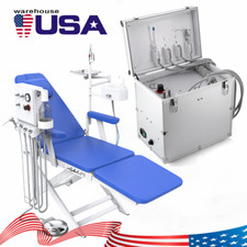 Dental Portatile Unidad de entrega móvil Compresor de aire Succión/plegabl Chair