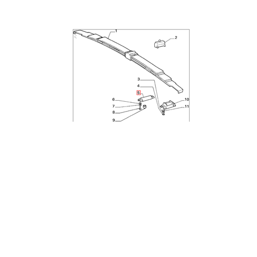 TAMPONE GOMMA SOSPENSIONE POSTERIORE FIAT DUNA - UNO - FIORINO ORIGINALE 4331707 - Imagen 2 de 7