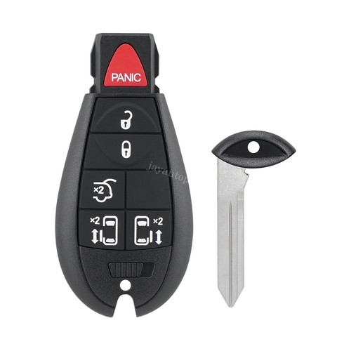 2 para Chrysler Town and Country 2008-2016 entrada sin llave mando a distancia furgoneta llavero 6B - Imagen 8 de 8
