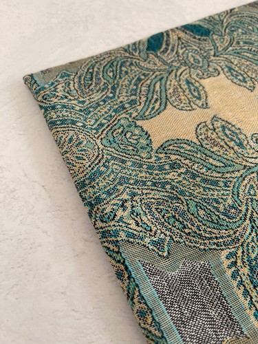 Ladies Long Rainbow Multi Colour Paisley Scarf Pashmina Evening Shawl Vintage - Picture 603 of 707