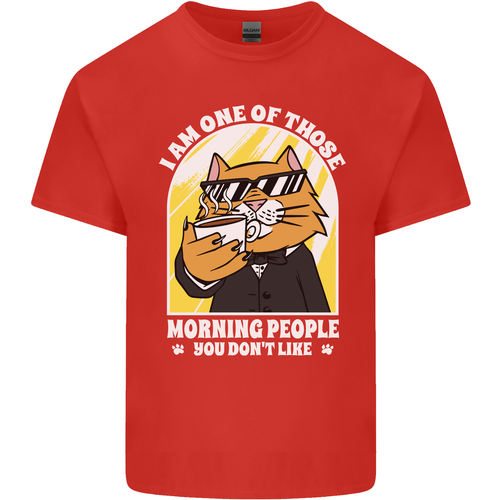 Cats Im One of Those Morning People Funny Kids T-Shirt Childrens - Picture 4 of 23