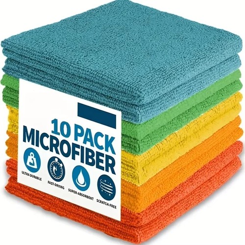 20x Microfiber Cleaning Cloths Kitchen Towels Car Duster Lint-Free Rags Set UK - Picture 29 of 33