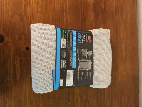 Fruit Of The Loom XL Grau 2er Pack Thermo Waffel Base Layer Crews Neu Herren Shirts - Bild 5 von 14