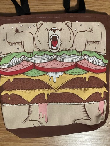 Jeremy Fish Tote bag burger bear - Picture 2 of 5