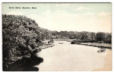 North River Hanover Massachusetts Landscape View Postcard