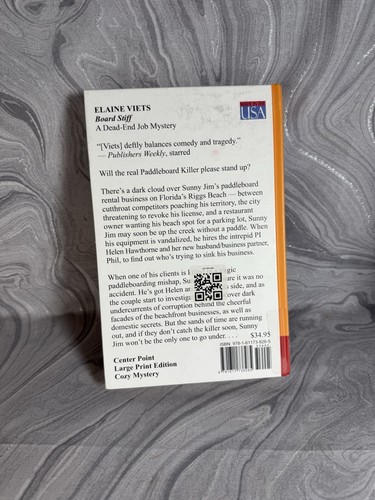 Board Stiff : A Dead-End Job Mystery Library Binding Elaine Viets - Picture 2 of 3