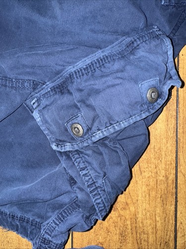 Paperbacks Cargo Shorts Men’s 36 Navy Blue Utility Pockets Outdoor 12 Inseam - Picture 2 of 13