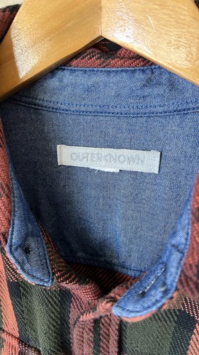 Outerknown Green And Brown Plaid Blanket Shirt - Picture 3 of 7