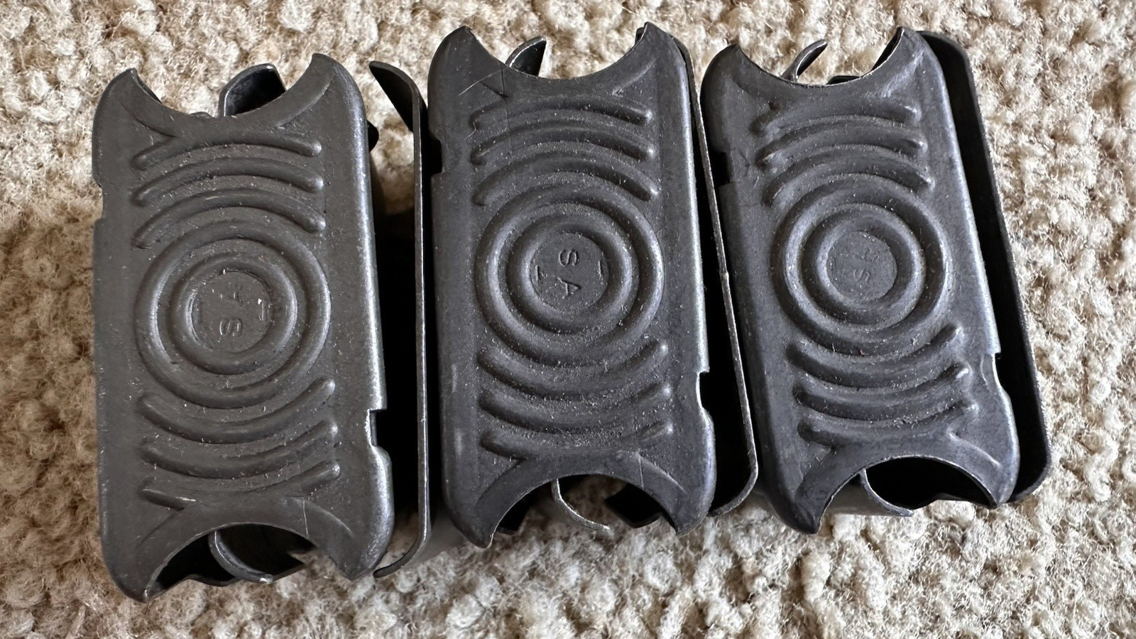 6 EACH NEW M1 Garand 8 round Clips USGI WWII SA Double Dash Springfield Armory