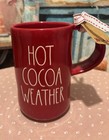 Tk Maxx Christmas , Tall Red Rae Dunn Mug , “Hot Cocoa Weather “
