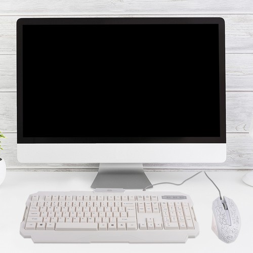 1 Setzen Computertastatur ergonomische RGB -Multimedia -Tastatur - - Afbeelding 8 van 12