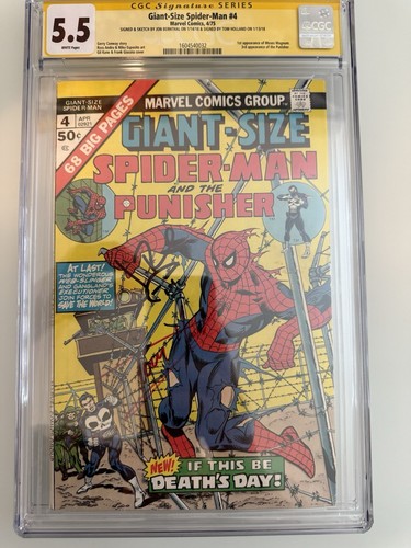 Giant-Size Spider-Man #4 SIGNED Jon Bernthal And Tom Holland Very Rare