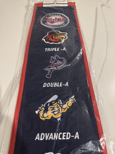 Minnesota Twins Winning Streak MLB Heritage Banner bestickt Wolle 8 x 32 NEU - Bild 4 von 6