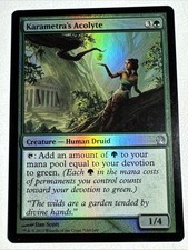 Karametra's Acolyte - LP (Foil - 2013 Holiday Gift Box Promo) #160 Theros MTG