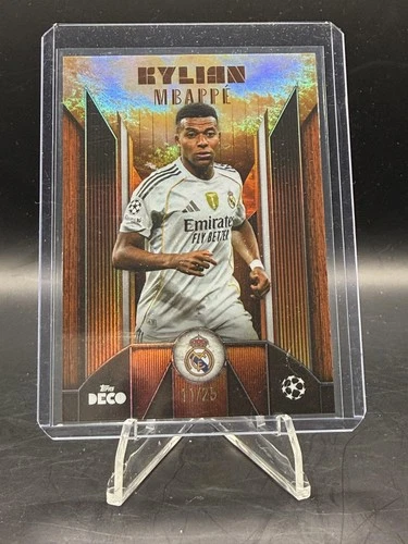 2025-26 Topps Deco UEFA Club Competitions - Orange Kylian Mbappé #/25