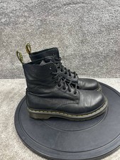 Dr Martens Boots Women Size 7 Us 1460 Pascal Black Virginia Leather Ankle Combat