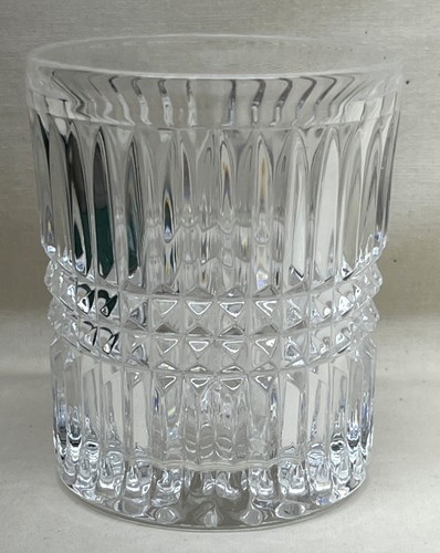 Five Fostoria Aspen Wide Top Band Double Old Fashion Glasses Tumblers - Picture 3 of 7