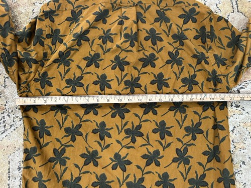 Todd Snyder Albiate Men's Shirt Size M Yellow Button Up Floral Long Sleeve Adult - Bild 6 von 7