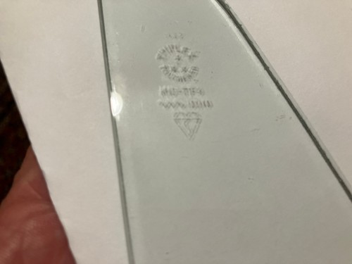 MGBGT MGCGT Ventilator Glass; RIGHT Hand Triplex clear, glass only Each - Picture 16 of 16