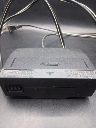 Nintendo 64 Power Supply Cord AC Adapter Original Charger Cable Authentic N64 - Picture 1 of 7