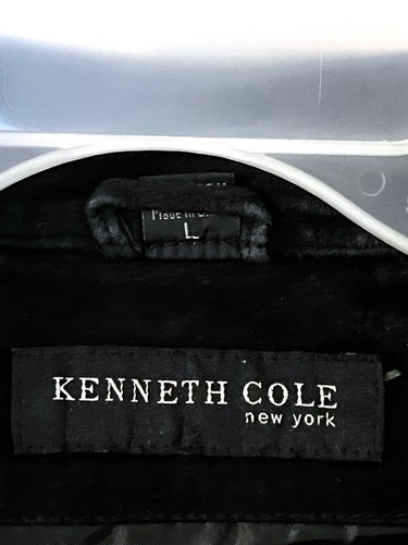 Kenneth Cole Black Suede Jacket / Overshirt – Men’s L/XL - Smooth and beautiful - Picture 14 of 14