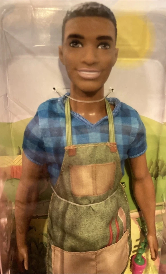 NEW! Rare Barbie Sweet Orchard Farm Ken AA Handsome Farmer 2018 - Image 3 of 4