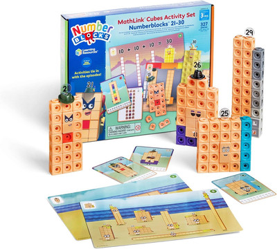 Numberblocks Mathlink Würfel 21-30 Aktivitäts-Bauset für 3 Jahre plus