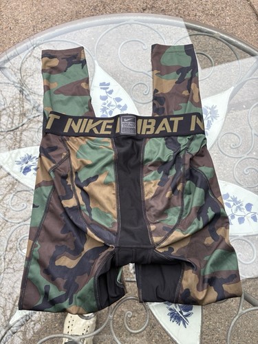 Nike Pro Combat Hose Herren L Grün Camo Hyper Cool Compression Tights 658573-274 - Bild 6 von 8