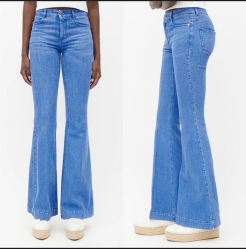 Stella McCartney Ultra Blue 70s Flare Jeans