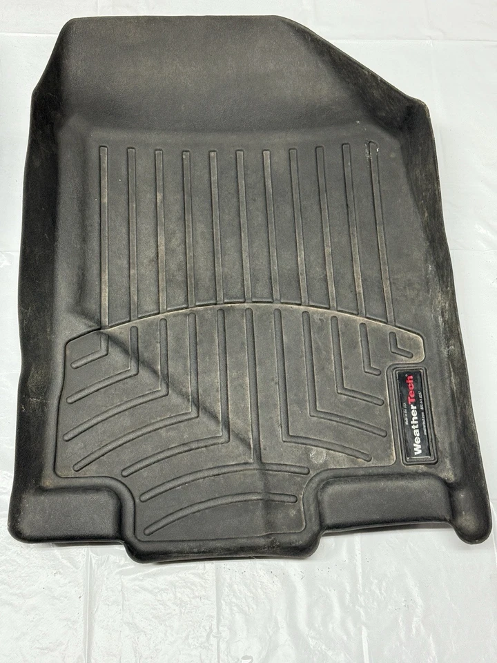 Ford Edge MKX WeatherTech FloorLiner Lh Rh Pair 1st Row BLACK Front Mats 07-10 — 第 4/4 张图片