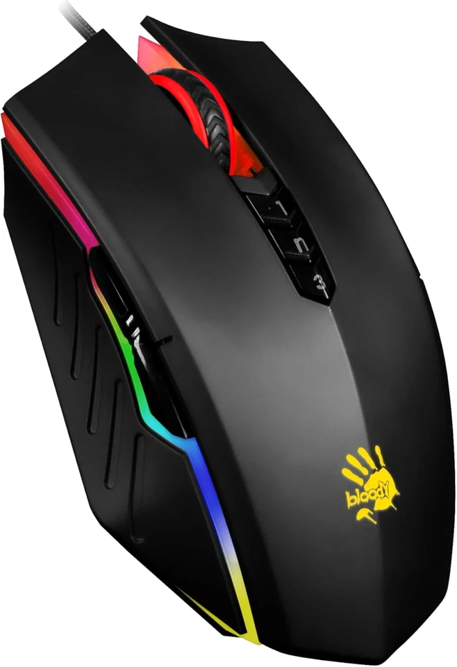 A70X Optical Mouse with Light Strike (LK) Switch & Scroll - Fully Programmable - Image 3 of 4