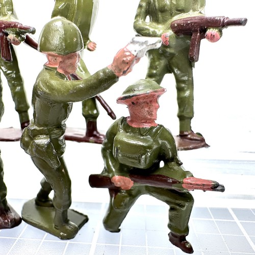 World War 2 Heyde Hollowcast Toy Soldiers US Army Infantry Military WW2 Figures - Picture 8 of 12