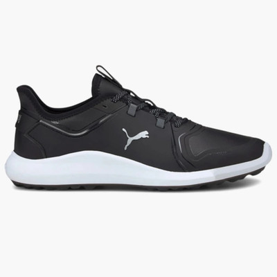 NIB Puma Ignite Fasten8 Pro Men's Golf Shoes Black-Silver Waterproof Size 10 12