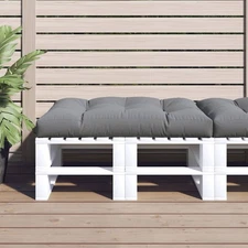Pallet Cushion Gray 100% polyester 47.2x31.5x4.7 in