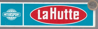 sticker. Sport. LA HUTTE - INTERSPORT. 20 X 5.5 Cm