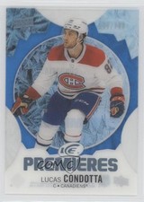 2023-24 Upper Deck Ice Ice Premieres Blue 357/799 Lucas Condotta #186 1e7g