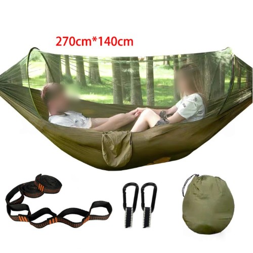 Outdoor Camping Swing Tent with Antirollover Quick Opening Awning for Hiking - Picture 8 of 12