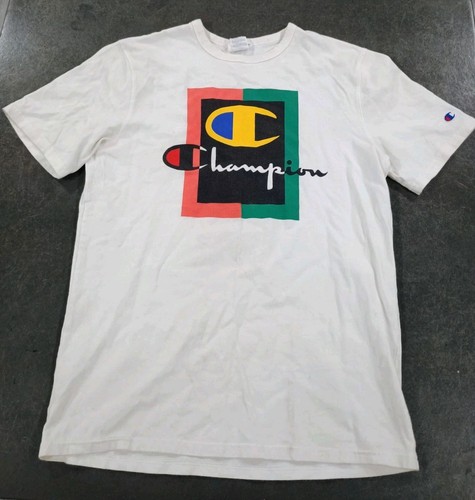 Camiseta Champion Vintage Blanca Talla Grande  - Imagen 1 de 7