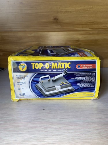 TOP-O-Matic Zigaretten Rollmaschine macht King Size oder 100mm komplett in Box - Bild 12 von 12