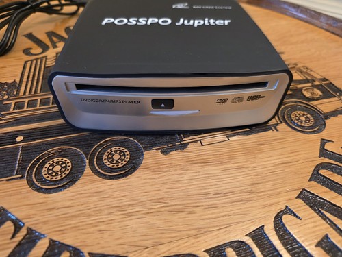 POSSPO Jupiter CD DVD Player für Auto mit USB Anschluss AUX Anschluss, tragbar extern - Bild 2 von 2