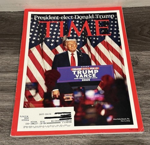 2024 Time Magazine DONALD TRUMP Lot Includes 3 Issues Person Of The Year & More - Picture 4 of 7