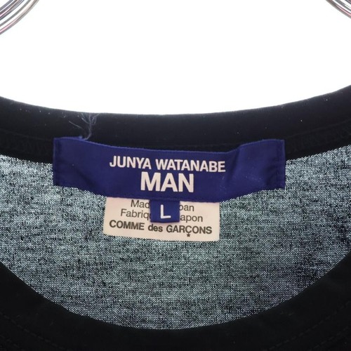 Junya Watanabe Comme des Garcons 23SS Netflix Logo Print T-Shirt Black Used - Picture 7 of 9
