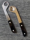 Amboss Max-Design Stainless+Black Salad Tongs Servers Germany Mid-Century Modern
