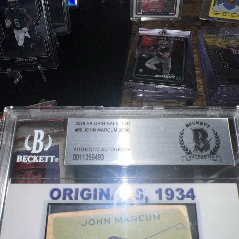 John Marcum 1934 Cut Autograph from 2019 HA Originals numbered /30 - Image 4 of 4