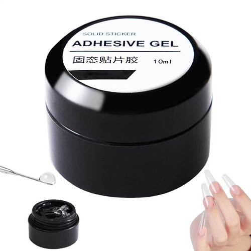 Solid Nail Glue Gel for False Nail Tips, Huge Capacity 10g Press on Nail Glue - Picture 1 of 12